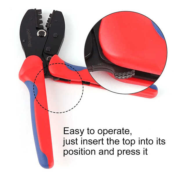 BougeRV Solar Crimping Tool for 14-10AWG Solar Panel PV Cable,Solar Crimper - Image 3