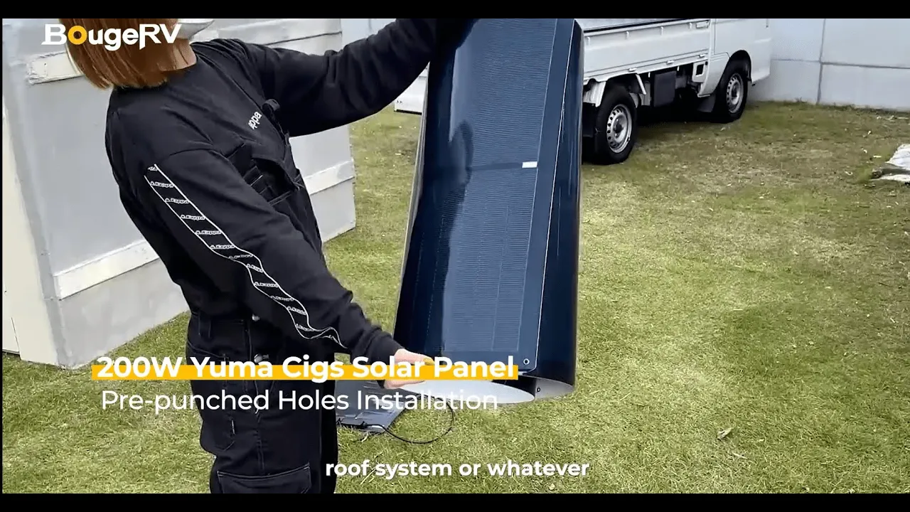 BougeRV Yuma 200W CIGS Thin-film Flexible Solar Panel - Image 7
