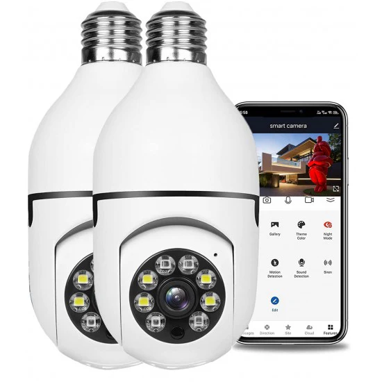 Campark SC07 1080P Light Bulb Security Camera - Image 2