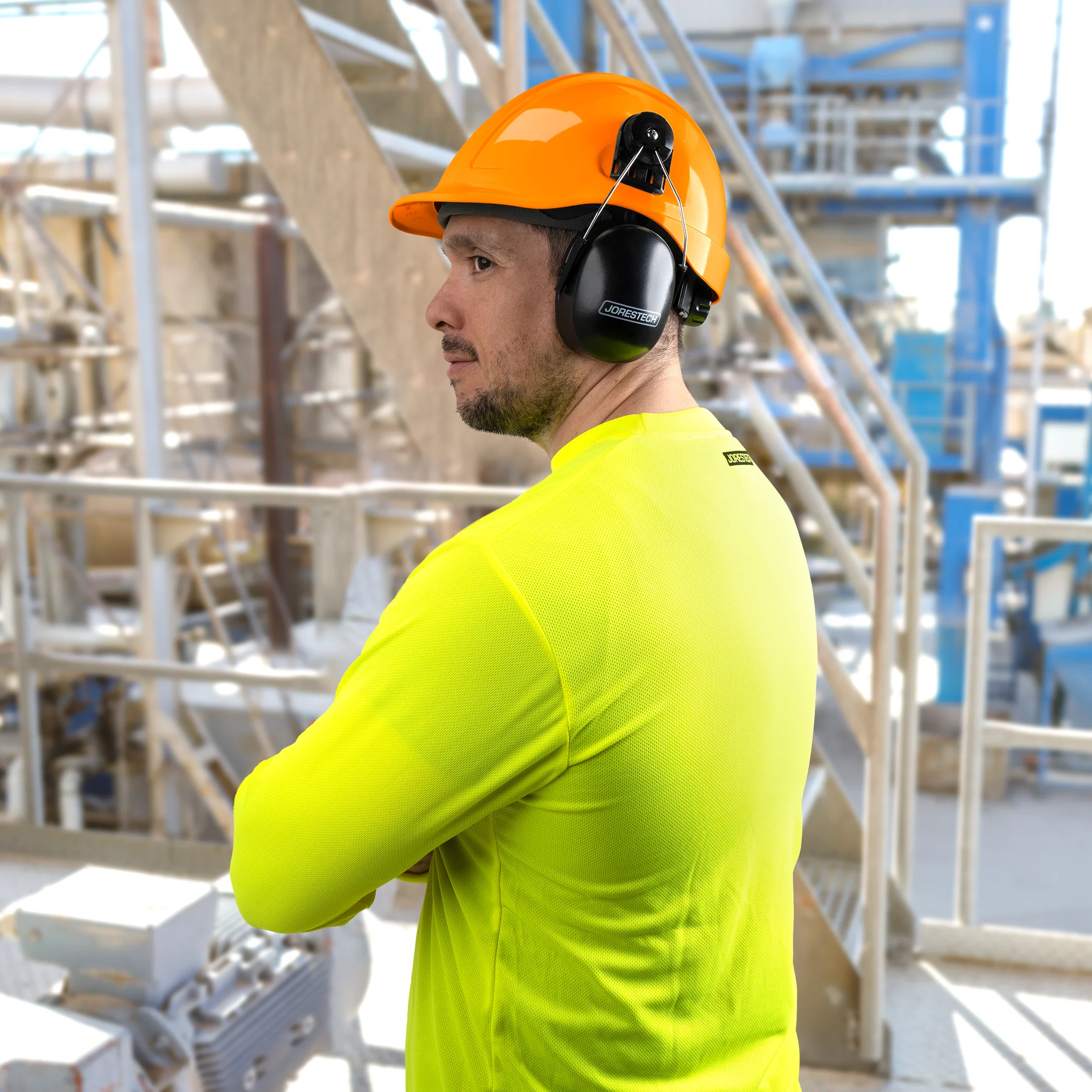 Cap-Style Hard Hat Kit with Mountable Earmuffs - Image 4