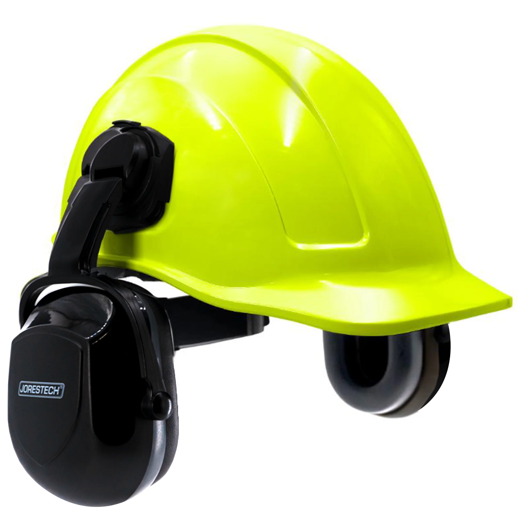 Cap Style Slotted Hard Hat Kit with Black Mountable Earmuffs - Image 7