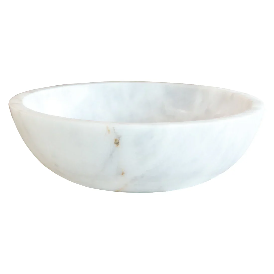 Carrara White Marble Above Vanity Bathroom Vessel Sink Polished (D)16" (H)6" - Image 6