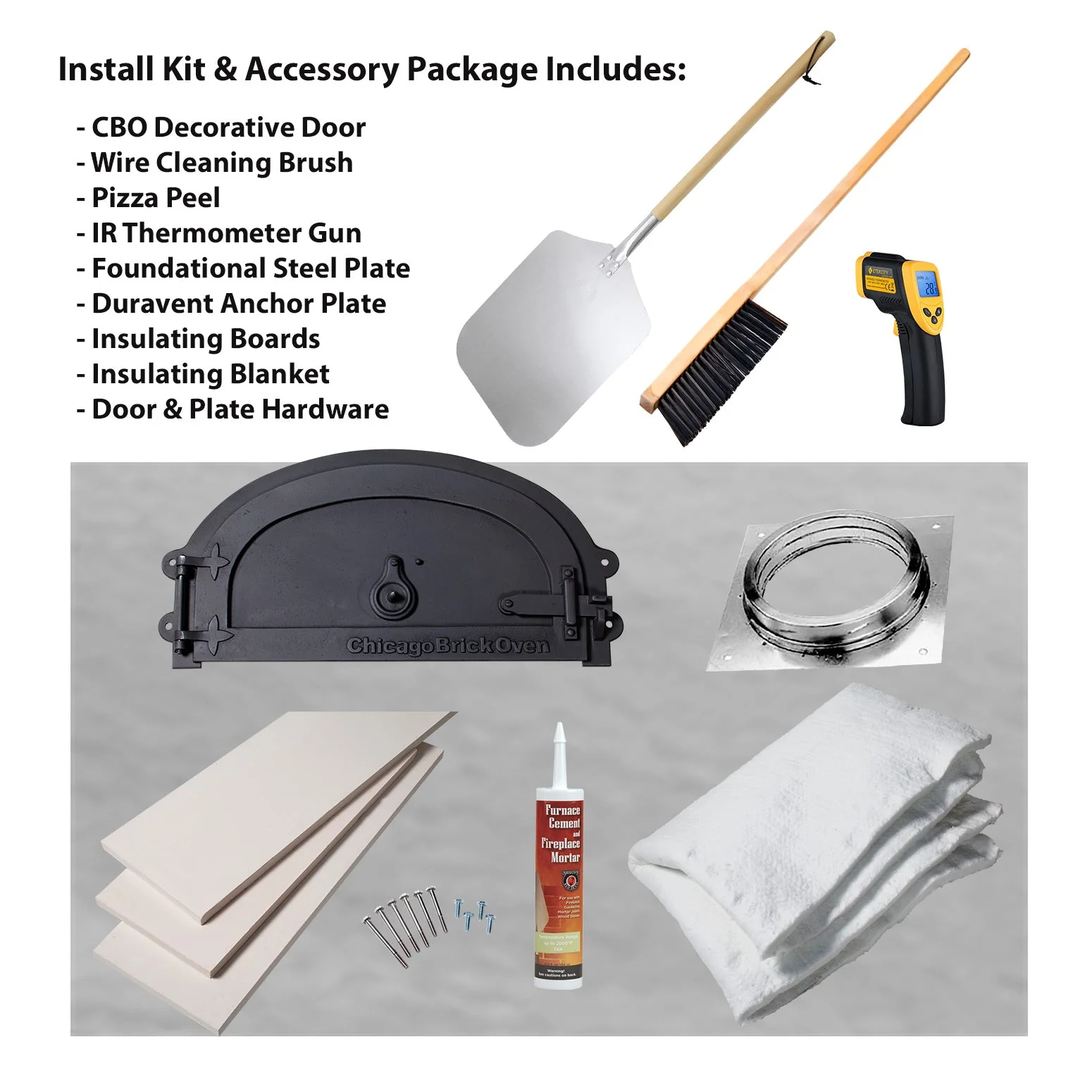 Chicago Brick Oven - CBO 500 DIY Kit | Wood Fired Pizza Oven | Flexibility Meets Affordability | 27" x 22" Cooking Surface - Image 2