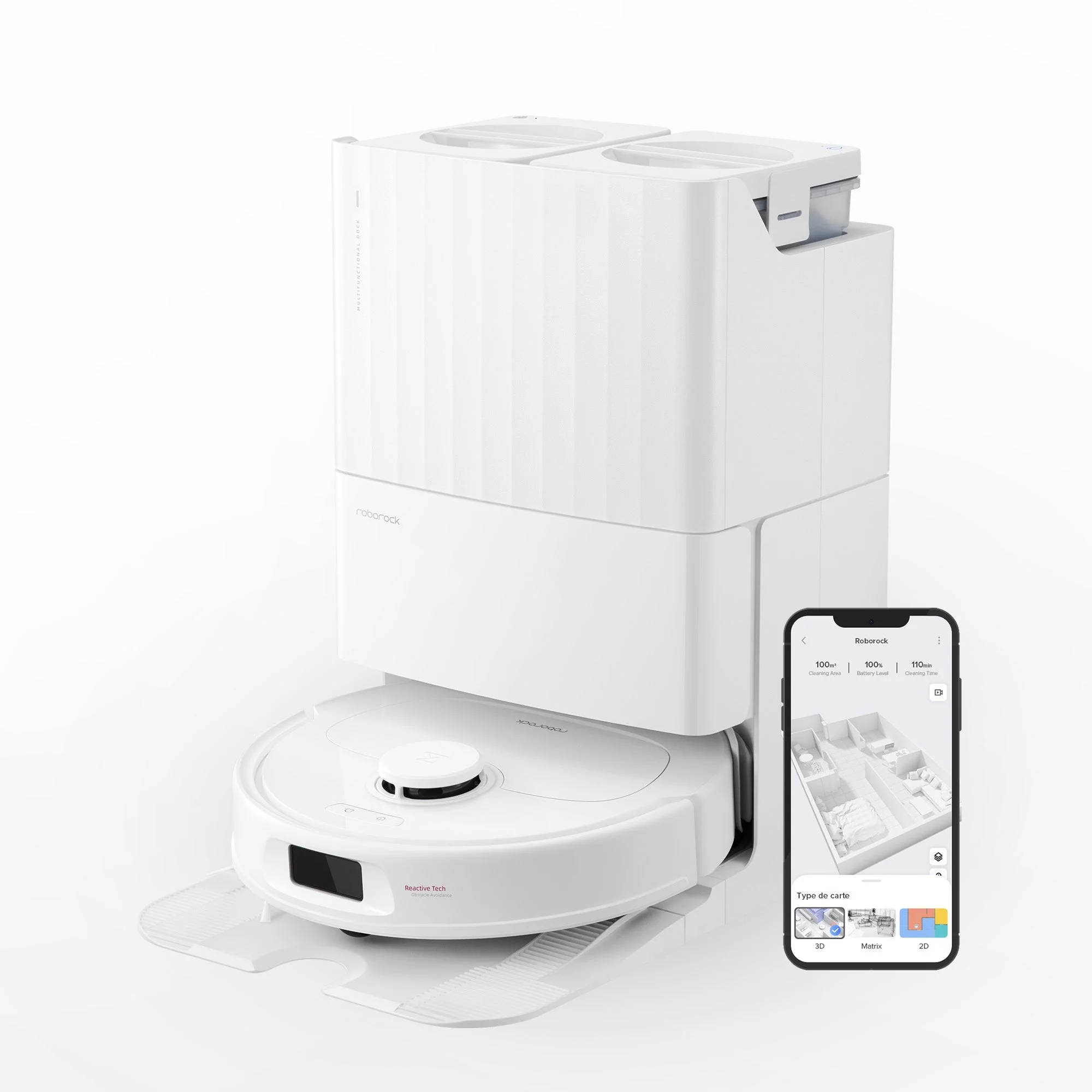 【Certified Refurbished 90% New】Roborock Qrevo S Robot Vacuum with Multifunctional Dock - Image 9
