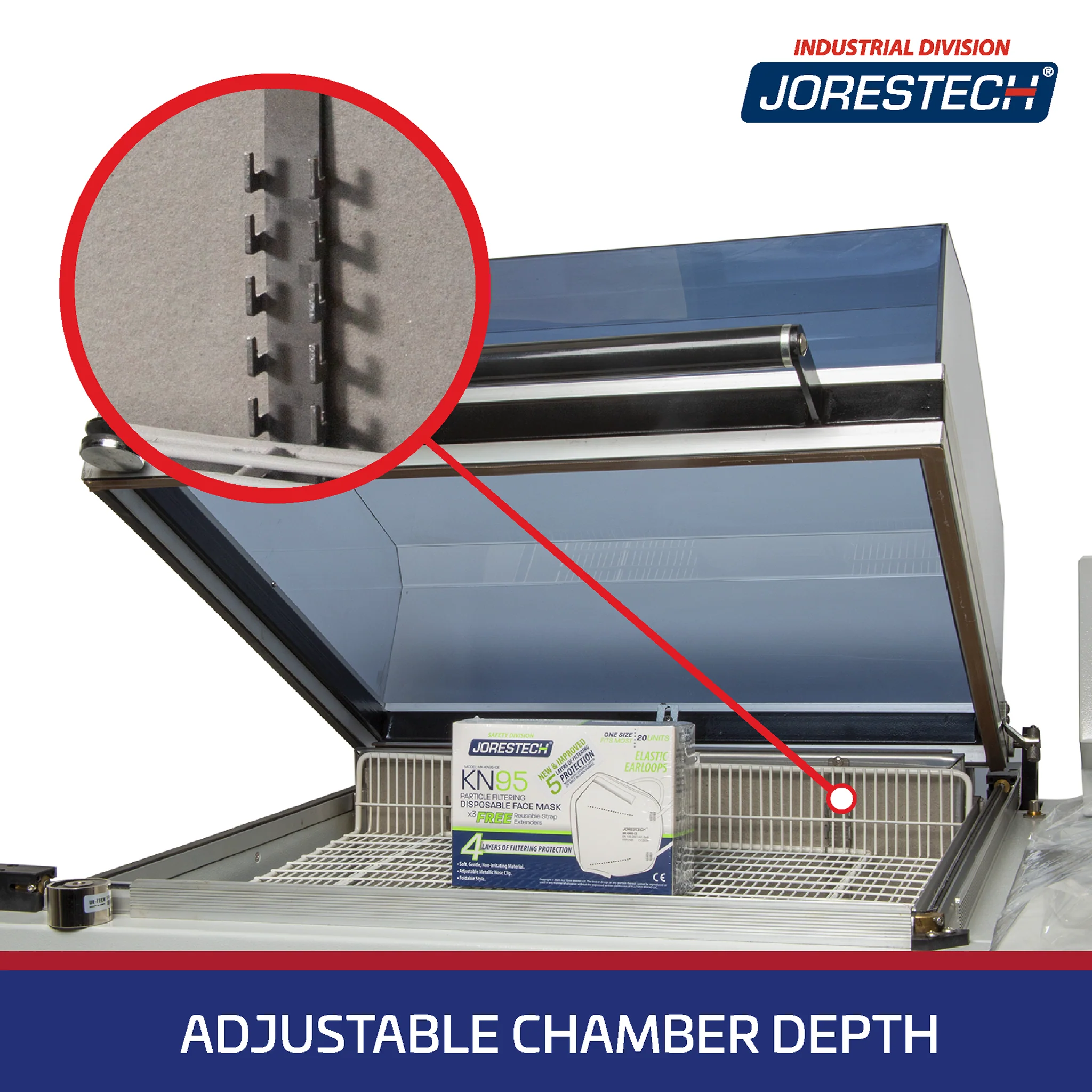 Chamber Shrink Wrapping System with Heater and Sealer All-in-One – 22” X 16” - Image 3