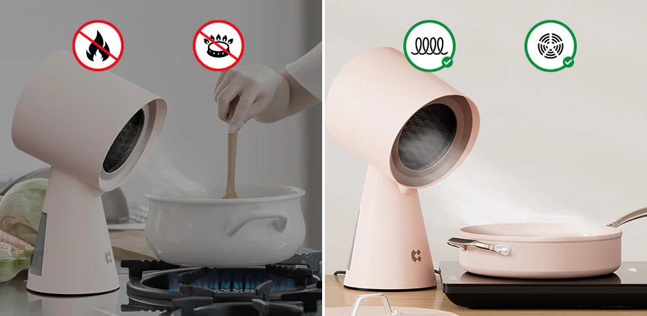 Ciarra HOOD TO GO Portable Mini Desktop Range Hood Sakura Candy - Image 7