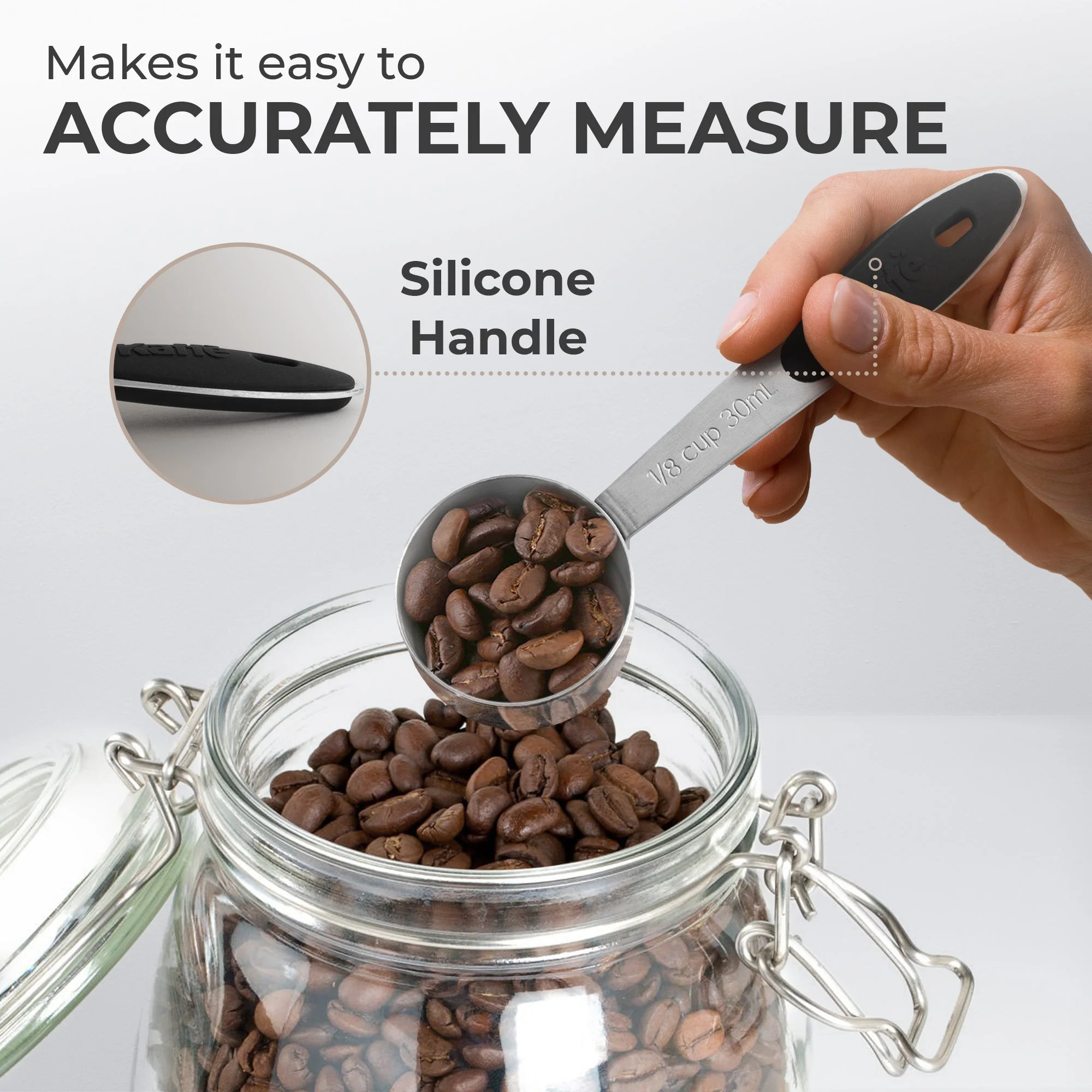 Coffee Measuring Spoon (1/8 cup), KFMS01 - Image 5