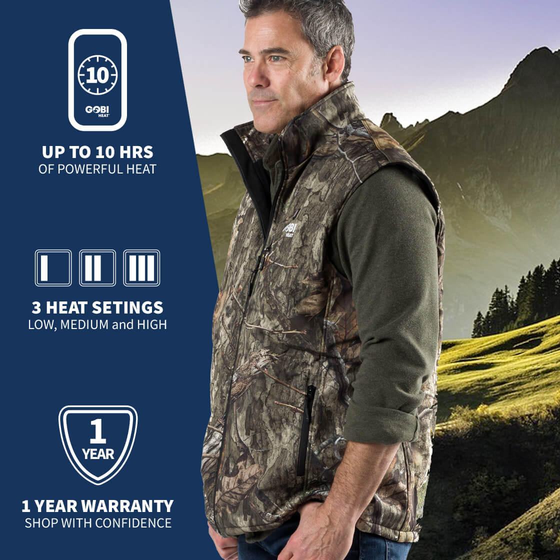 Colorado Men’s Heated Hunting Vest - Available in Mossy Oak® and Real Tree® - Image 7