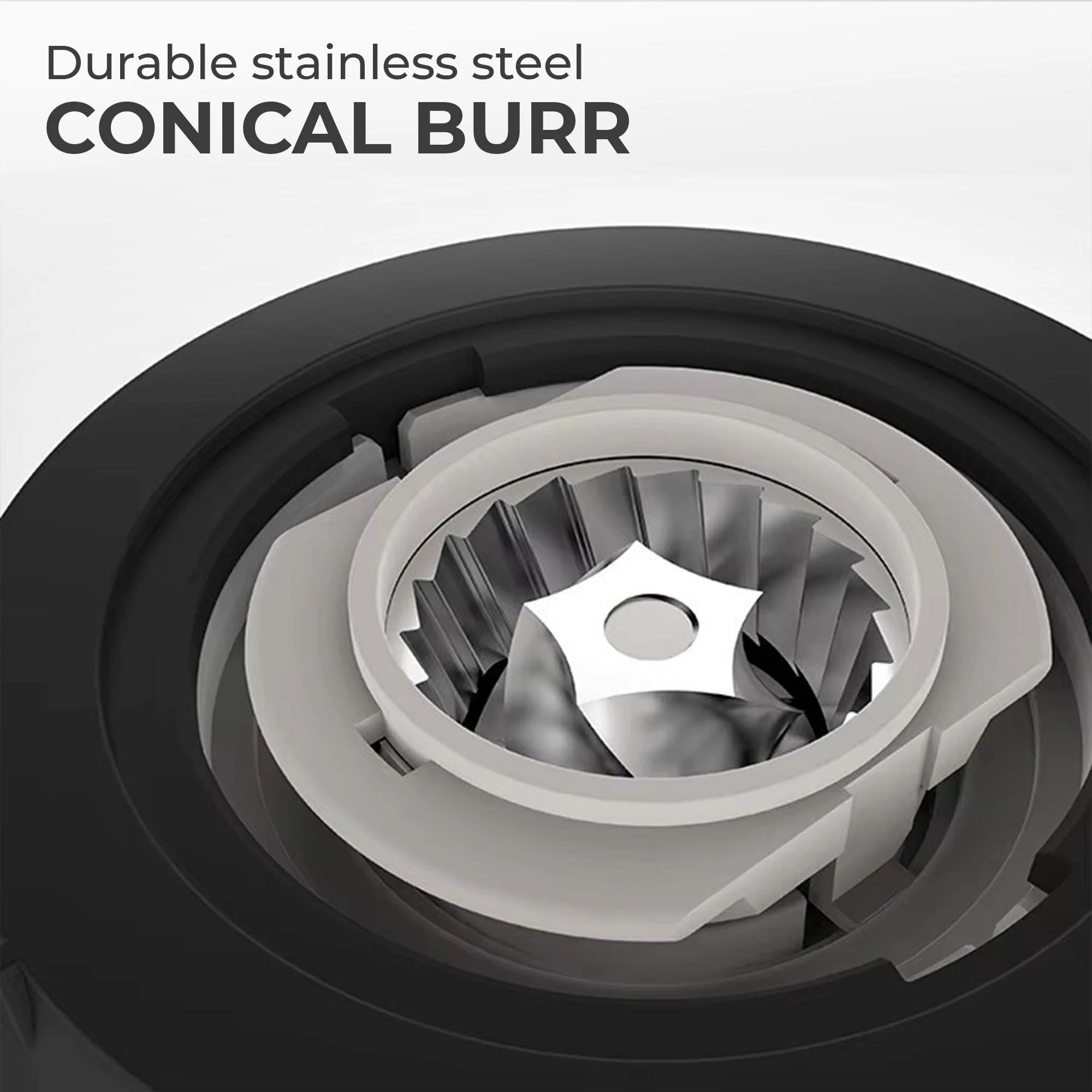 Conical Burr Coffee Grinder, KF8150 - Image 8