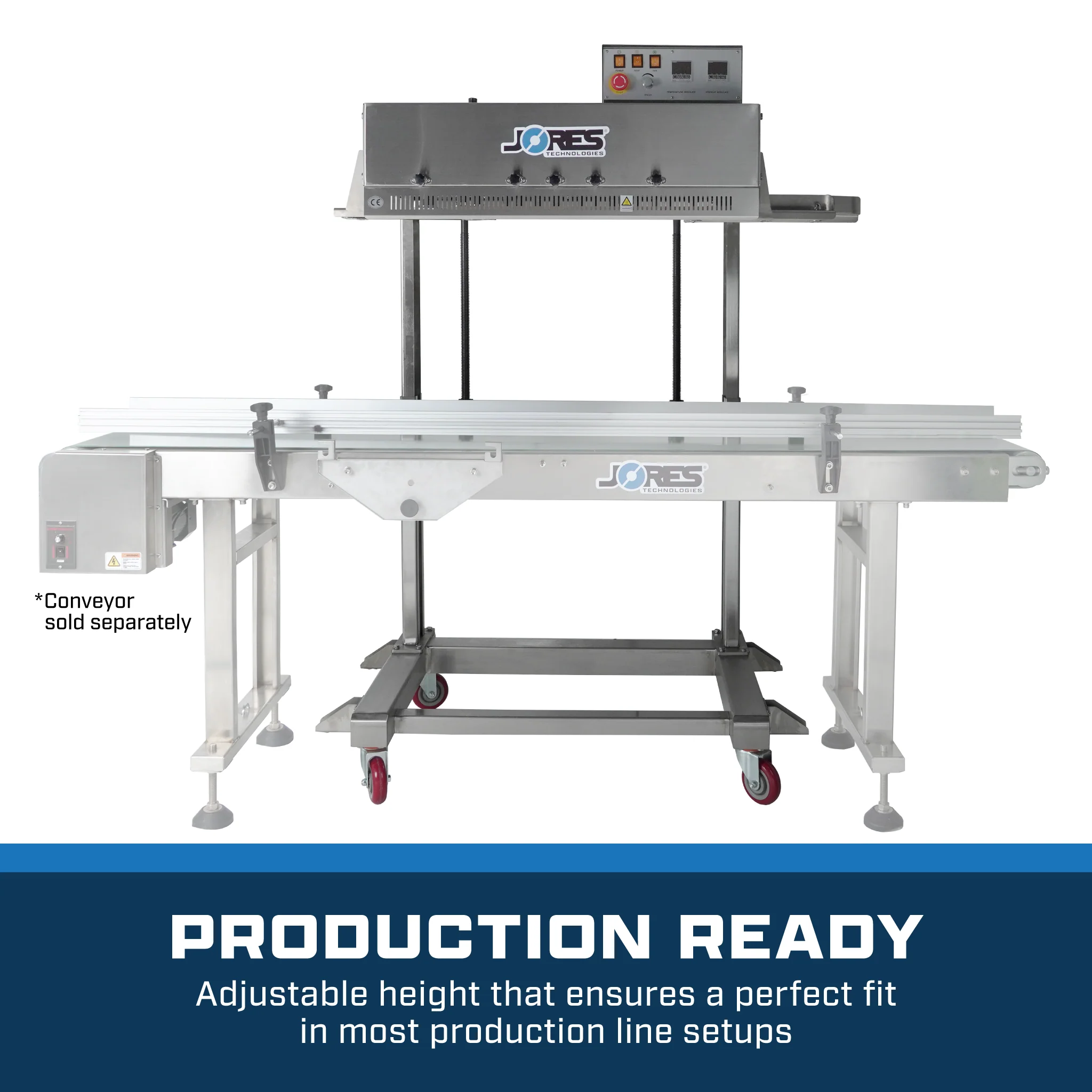 Conveyorless Continuous Band Sealer for Variable Bag Heights - Image 2