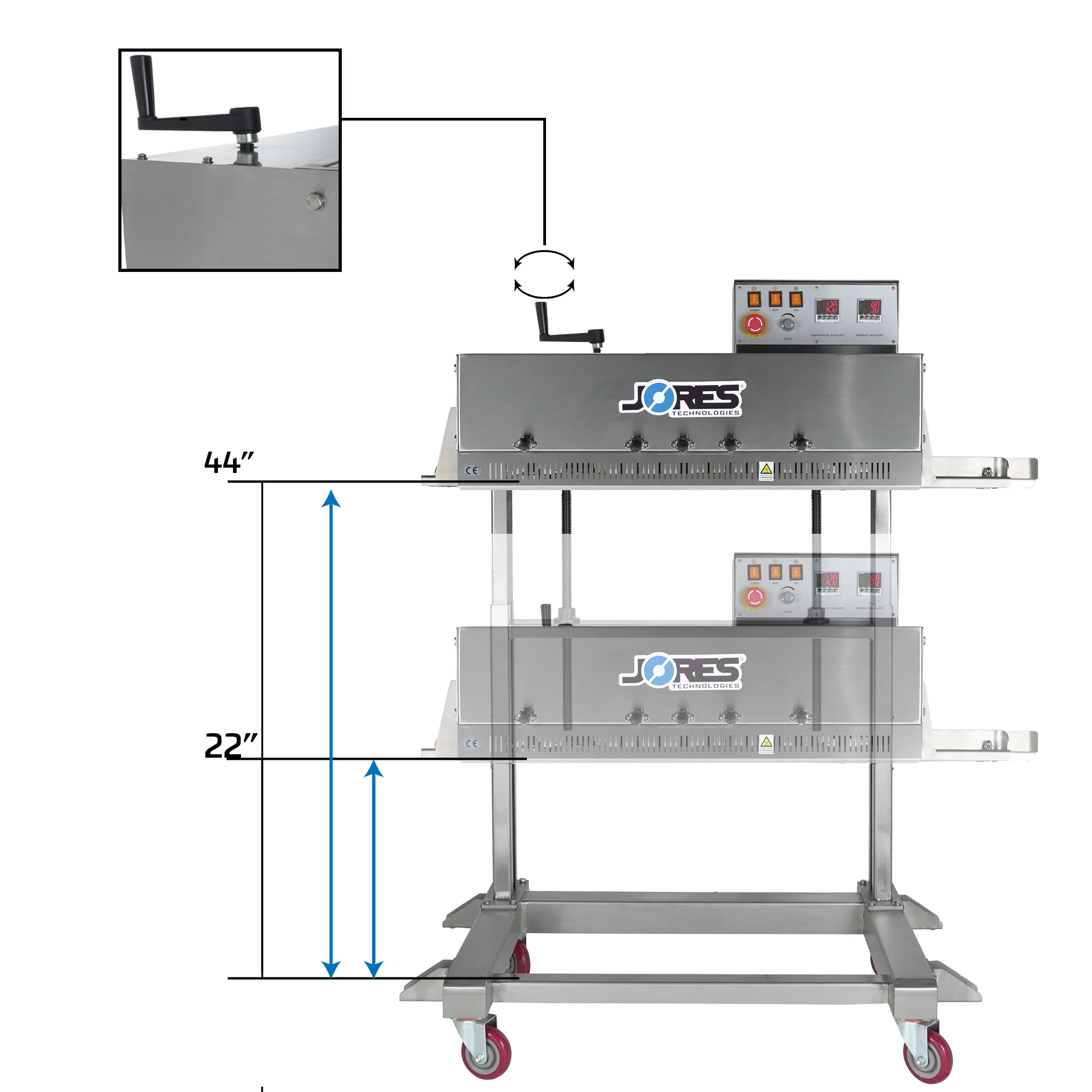 Conveyorless Continuous Band Sealer for Variable Bag Heights - Image 4