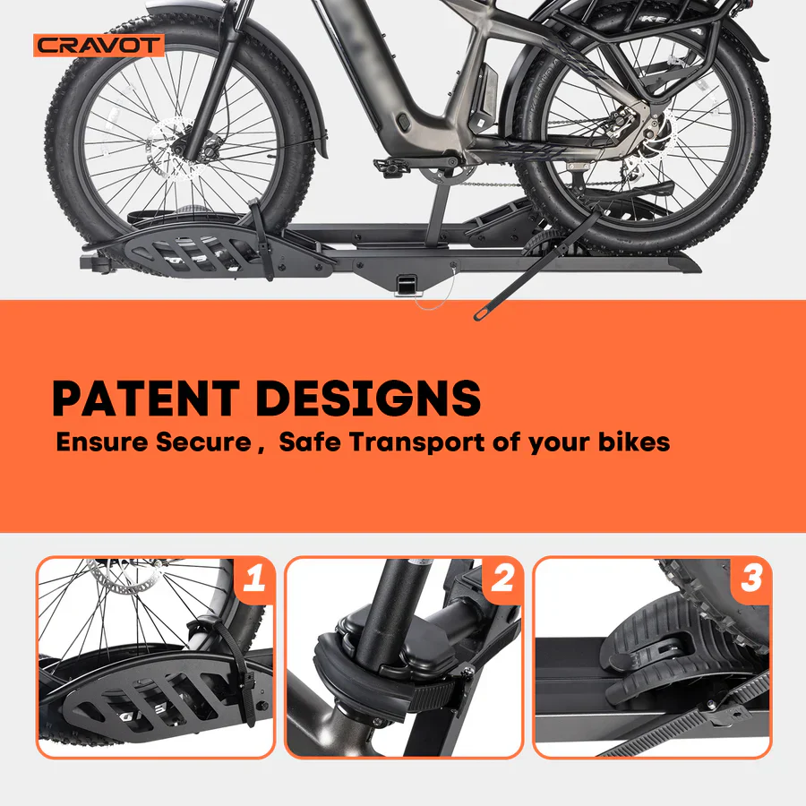 CRAVOT CyberRack E1 Hitch Bike Rack - Image 8