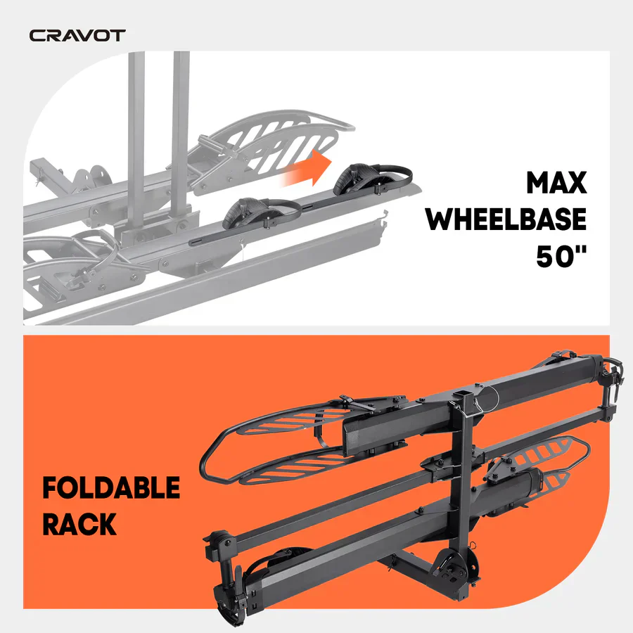 CRAVOT CyberRack E2 Hitch Bike Rack - Image 4