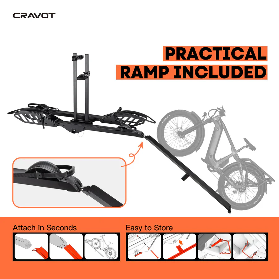 CRAVOT CyberRack E2 Hitch Bike Rack - Image 8