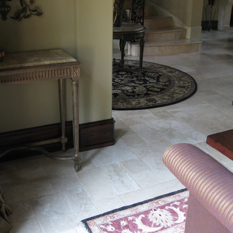 Denizli Beige Antique Pattern Travertine Tile - Full Truckload - Image 16