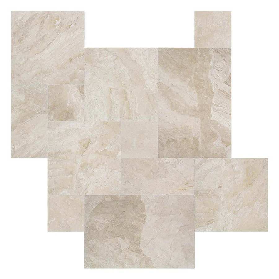 Diana Royal Beige Marble Versailles Pattern Floor and Wall Tile - Livfloors Collection - Image 3