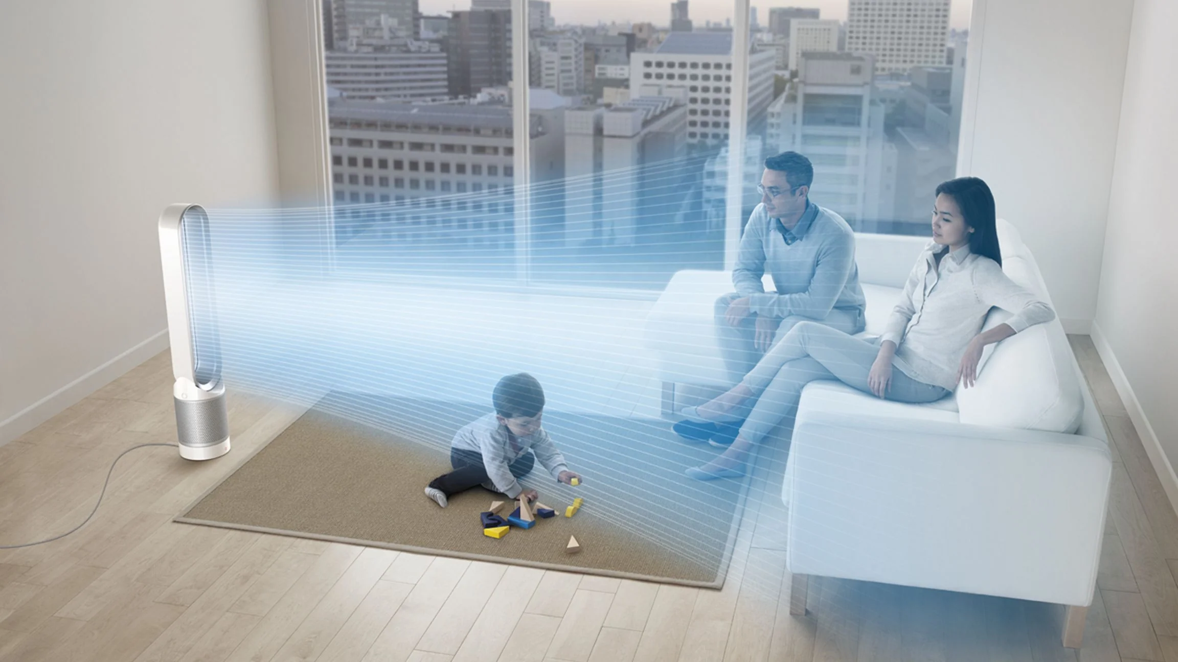 Dyson - Pure Cool Purifying Fan TP01, Tower - Iron / Silver - Image 2