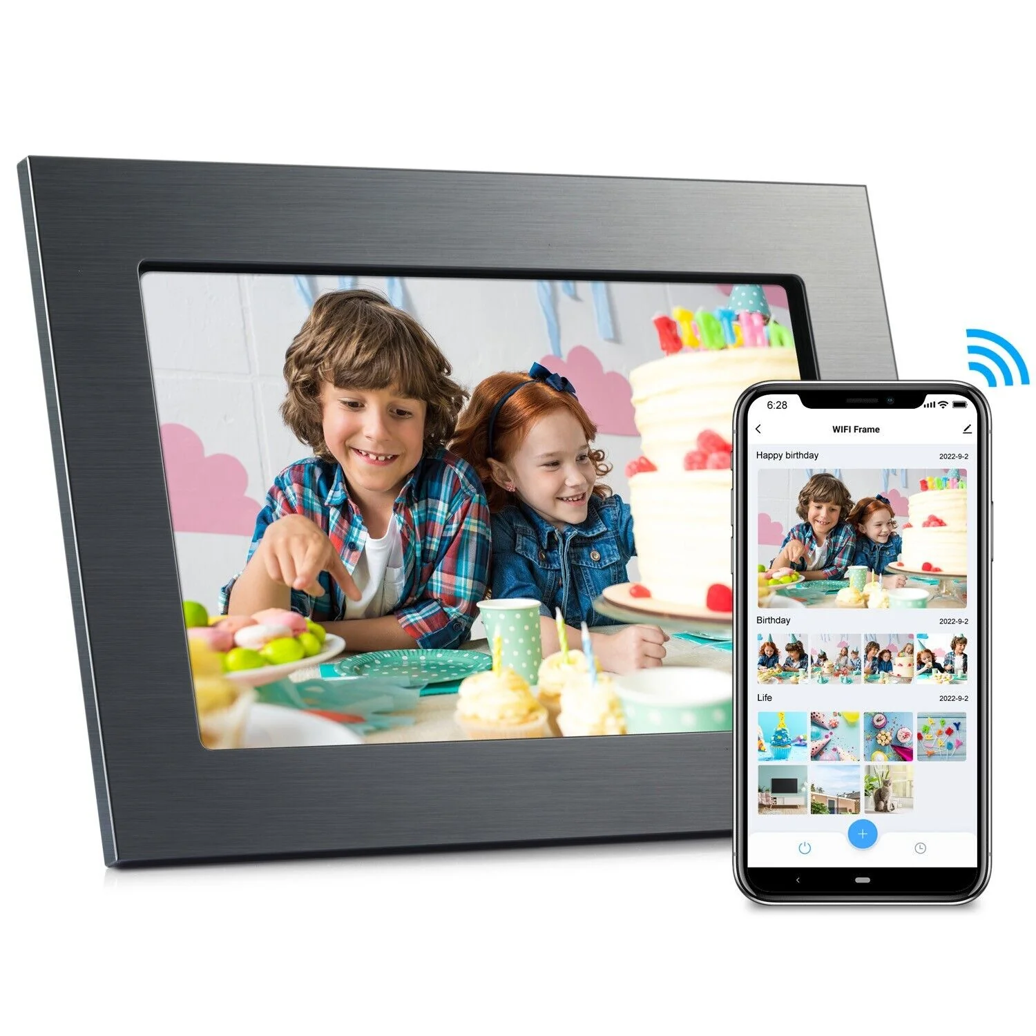 Eco4life 10.1" Wi-Fi Digital Photo Frame with Photos/Videos sharing - CPF1033