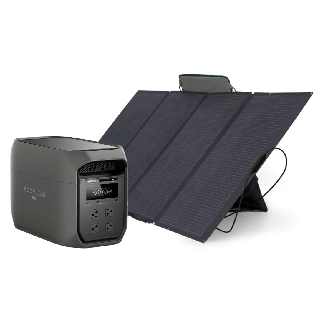 EcoFlow DELTA 3 max Portable Power Station + 400W solar panel - Image 2