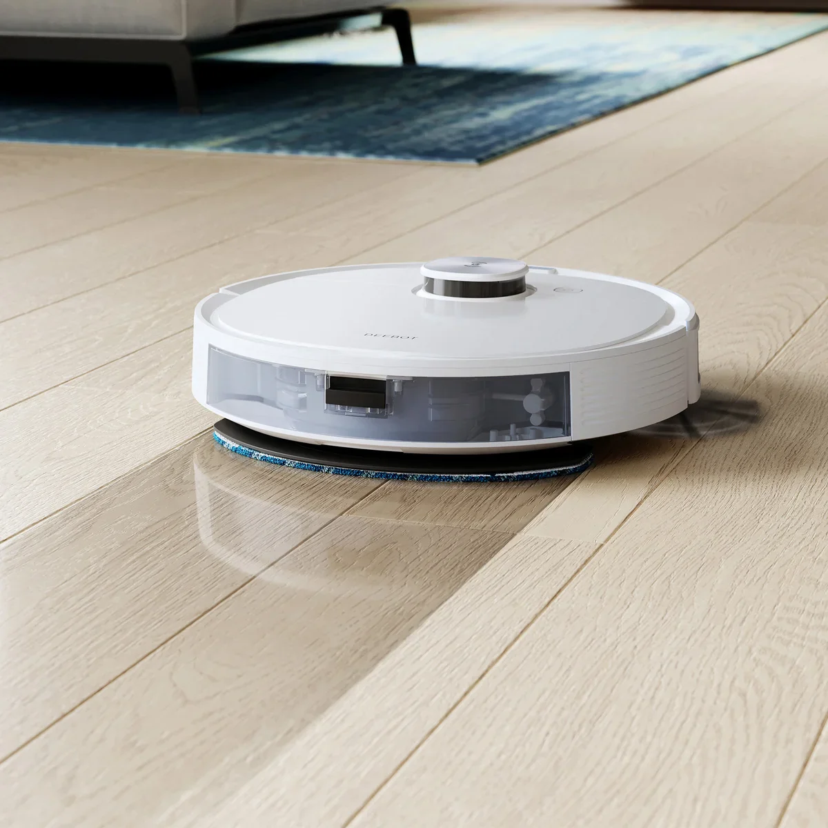 Ecovacs NEO+ Vacuum and Mop Robot with Auto-Empty, White - Image 3