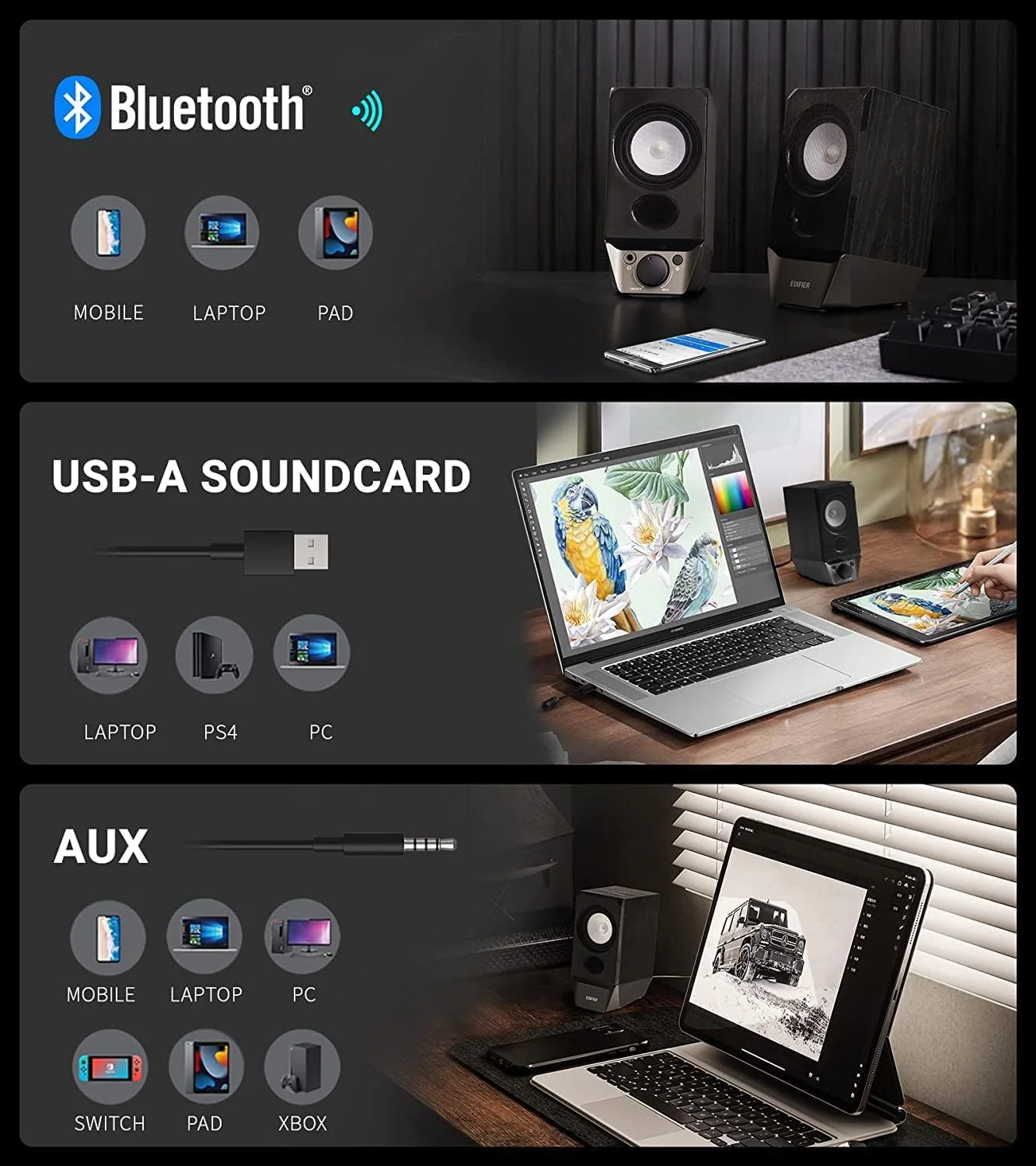 Edifier R19BT 2.0 Multi-media Speaker System with Bluetooth - Image 8