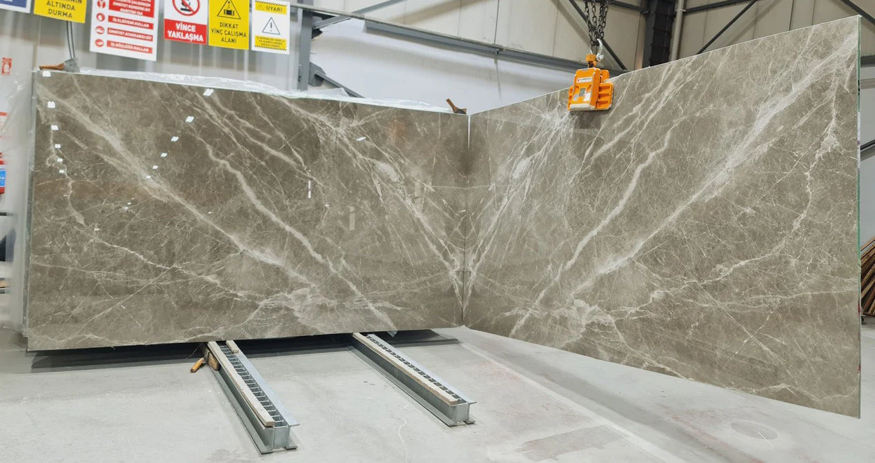 Elegance Gray Bookmatching Marble Slabs Polished -Full Truckload - Image 2