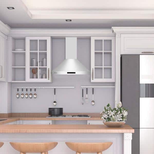 Empava 30 in. 380 CFM Wall Mount Range Hood 30RH03 - Image 2