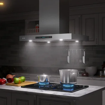 Empava 36 in. 380 CFM Ducted Wall Mount Range Hood 36RH04 - Image 2