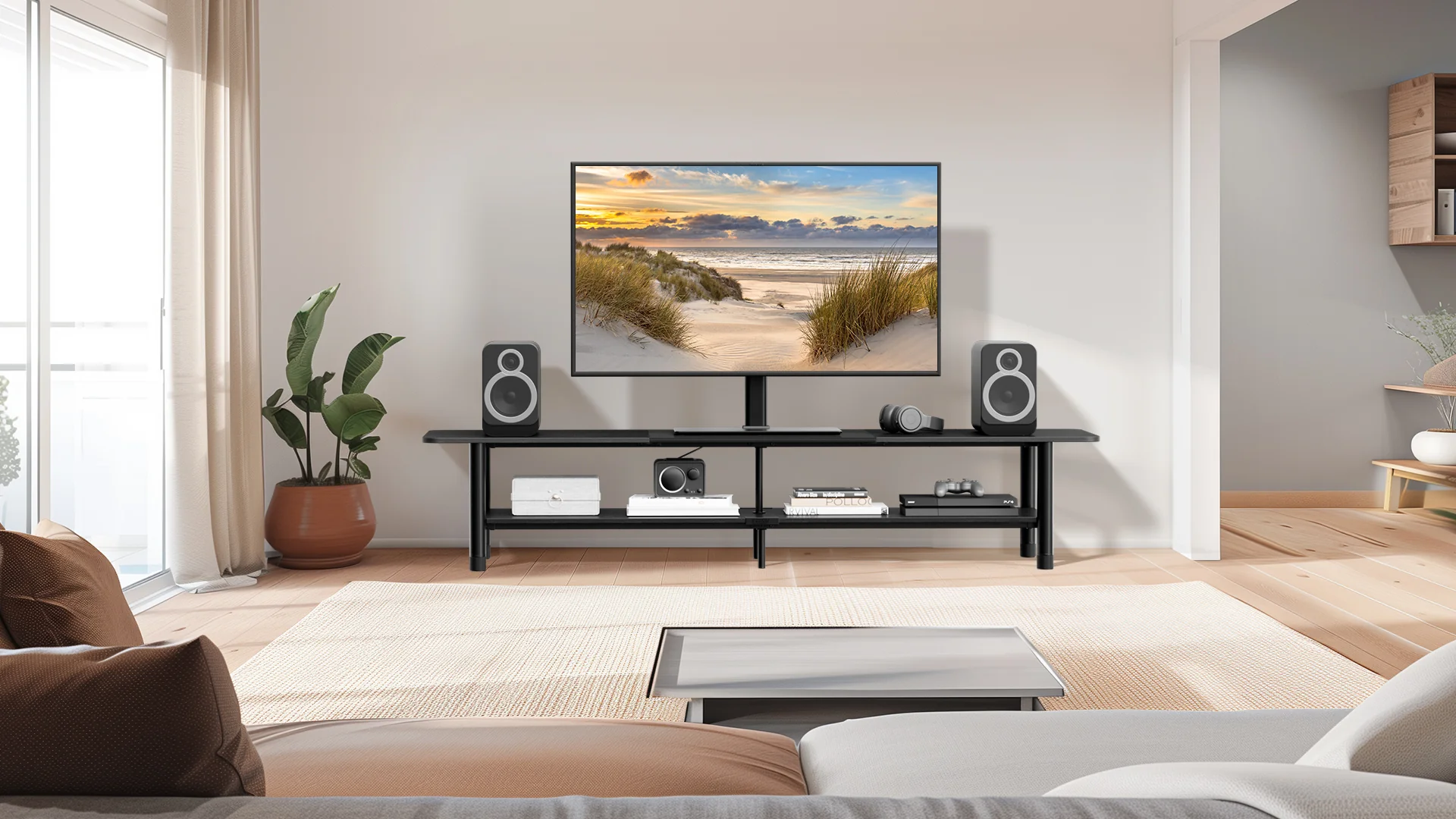ErgoAV- Flexfold TV stand for TVs up to 100" - Image 6