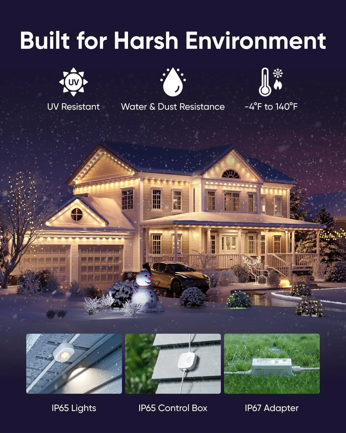 Eufy Permanent Outdoor Light Kit 100-ft - Image 3