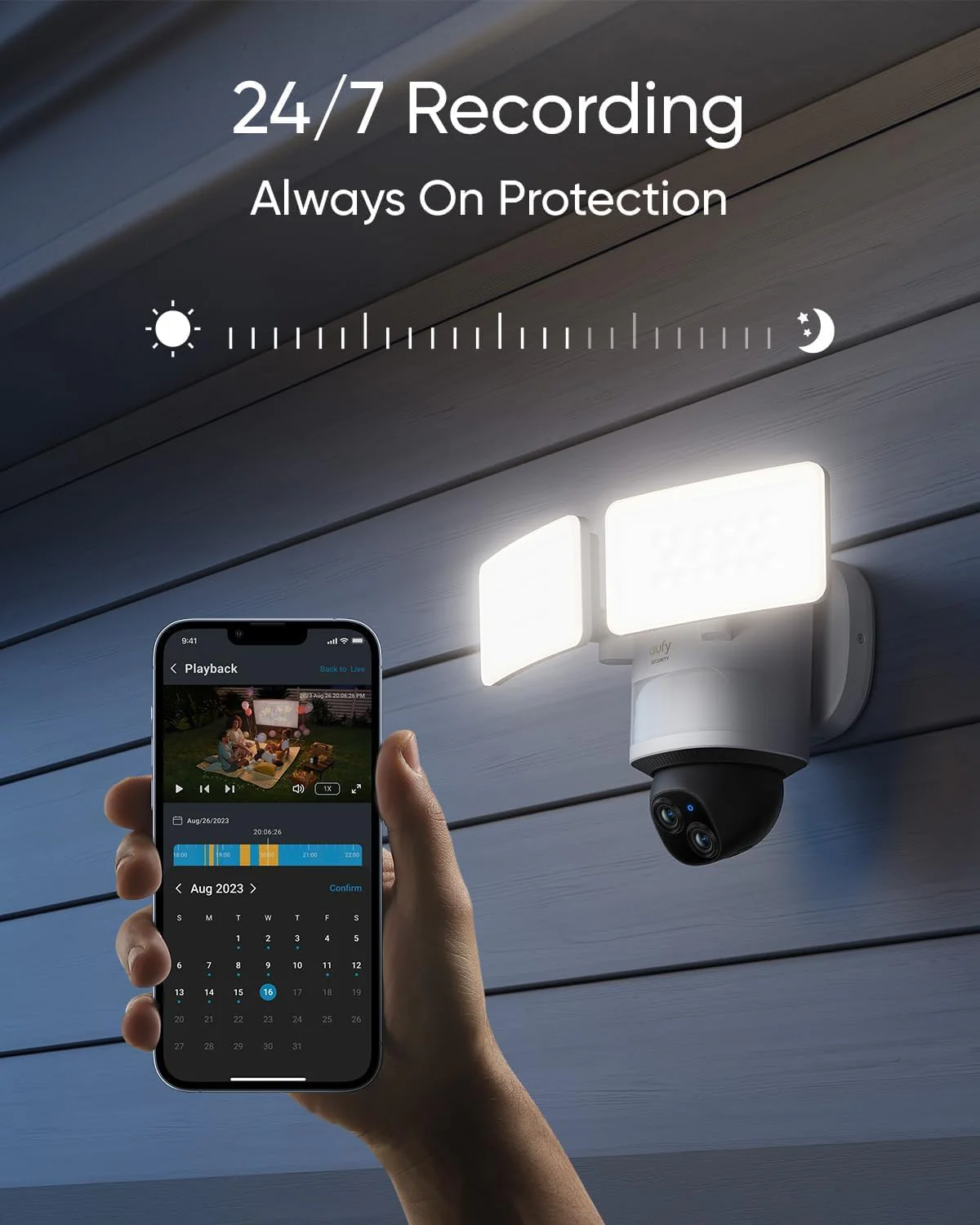 Eufy Permanent Outdoor Light Kit 100-ft - Image 8