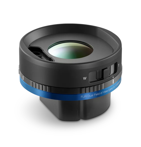 FLIR IR Lens Dual FOV, F=10/17mm (24°/42°) w/ Case (EXX/T5XX/T8XX/AXXX)