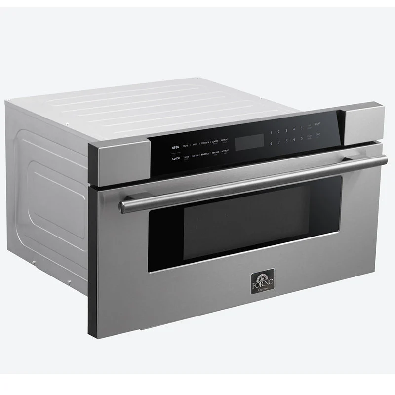 FORNO Capoliveri 30 Inch Stainless-Steel 1000 Watts Microwave Drawer 1.2 cu.ft. - Image 2