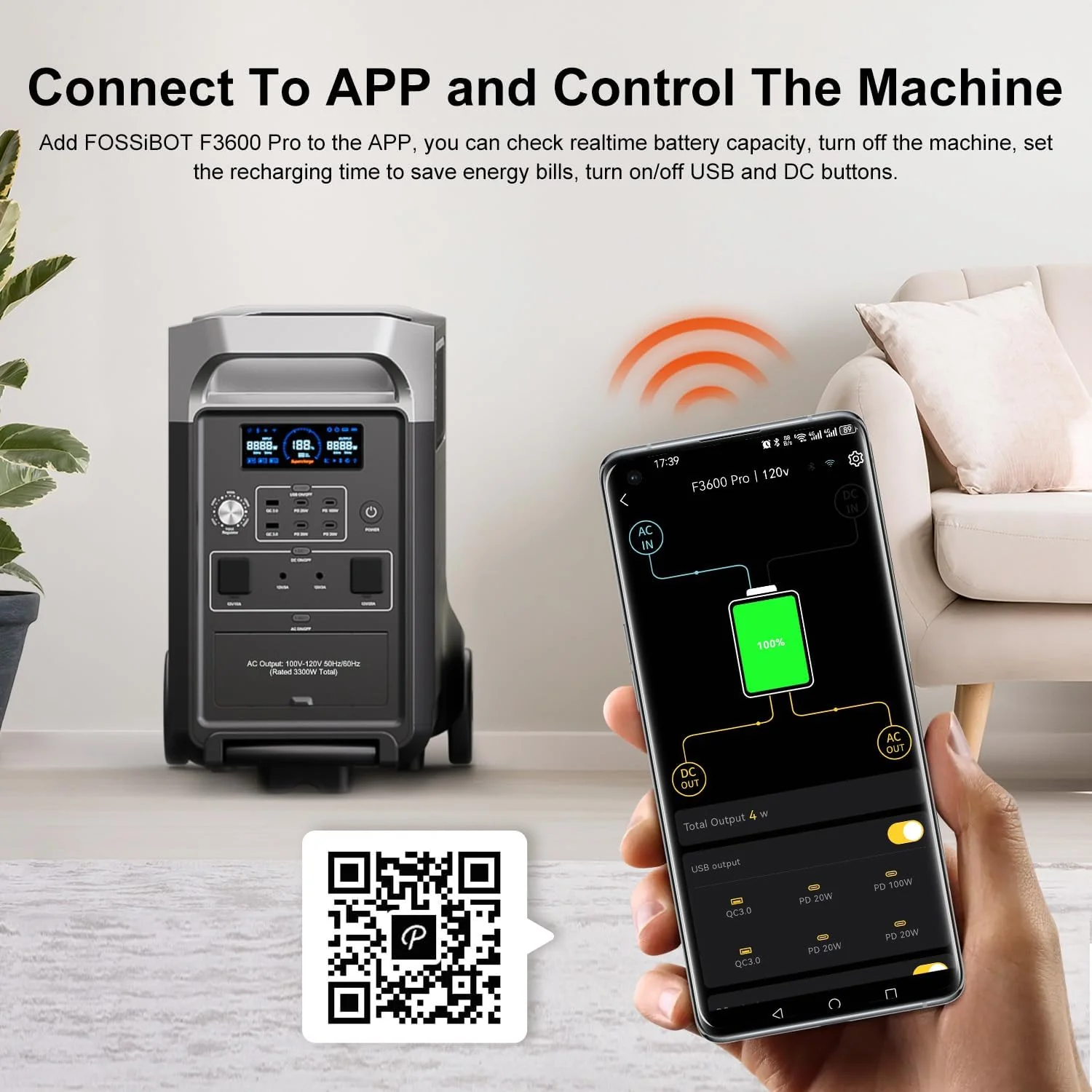 FOSSiBOT F3600 Pro Portable Power Station | 3600W 3840Wh - Image 8