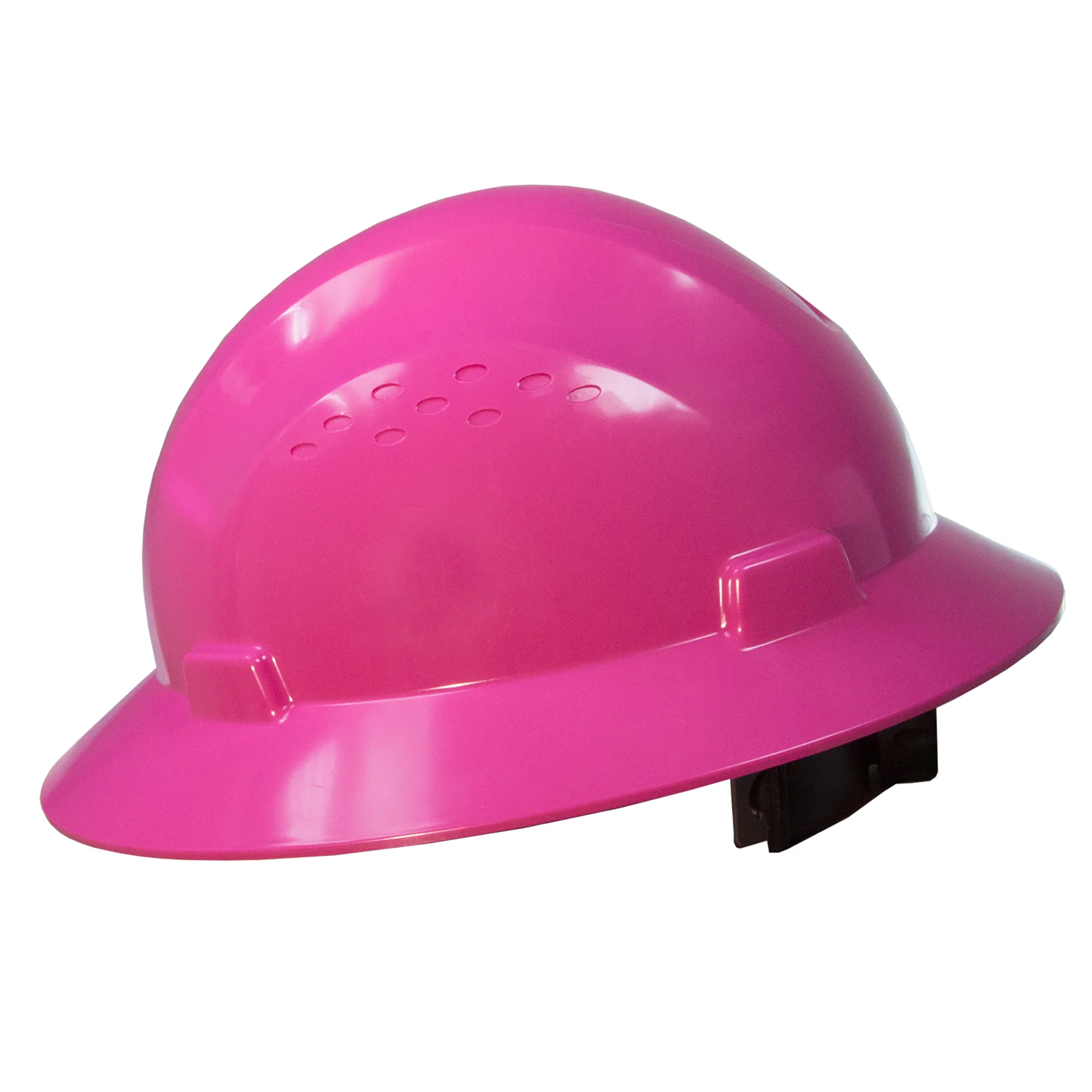 Full Brim Safety Hard Hat with 4 Point Suspension - PinkFit Collection