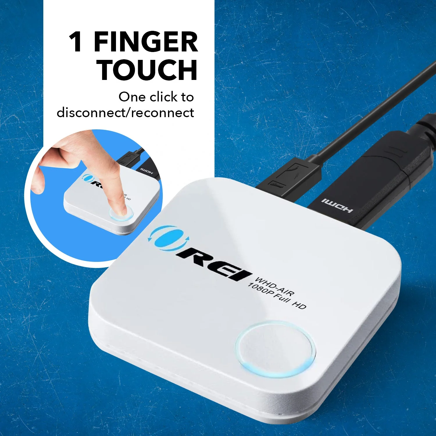 Full HD Wireless HDMI Display Receiver Adapter, 2.4G/5Ghz 4K@60hz Screen Mirroring Solution Miracast (WHD-AIR) - Image 8