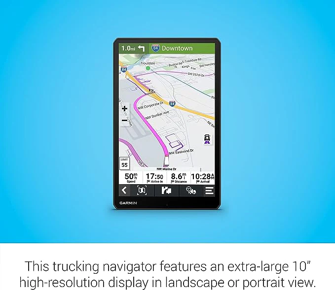 Garmin dezl OTR1010 10" GPS Truck Navigator - Image 5