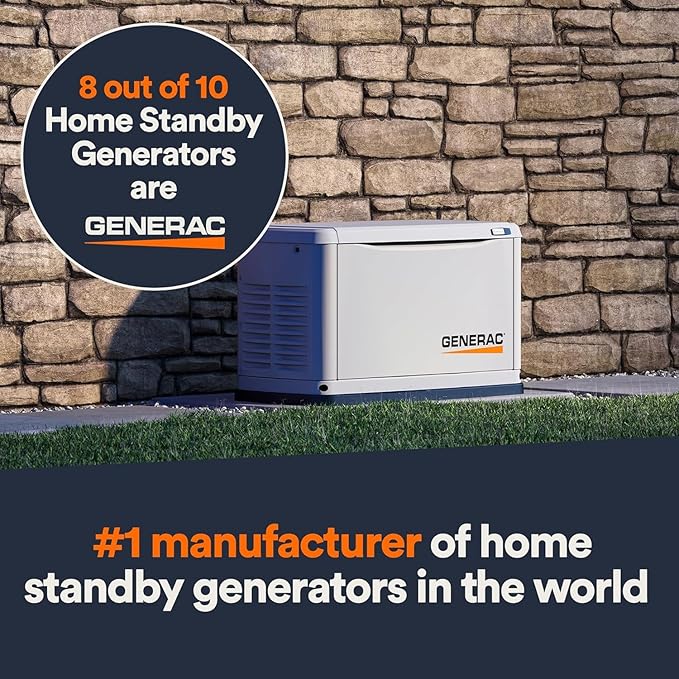 14/14 kW Air-Cooled Standby Generator, Alum Enclosure, 200 SE (not CUL) - Image 6