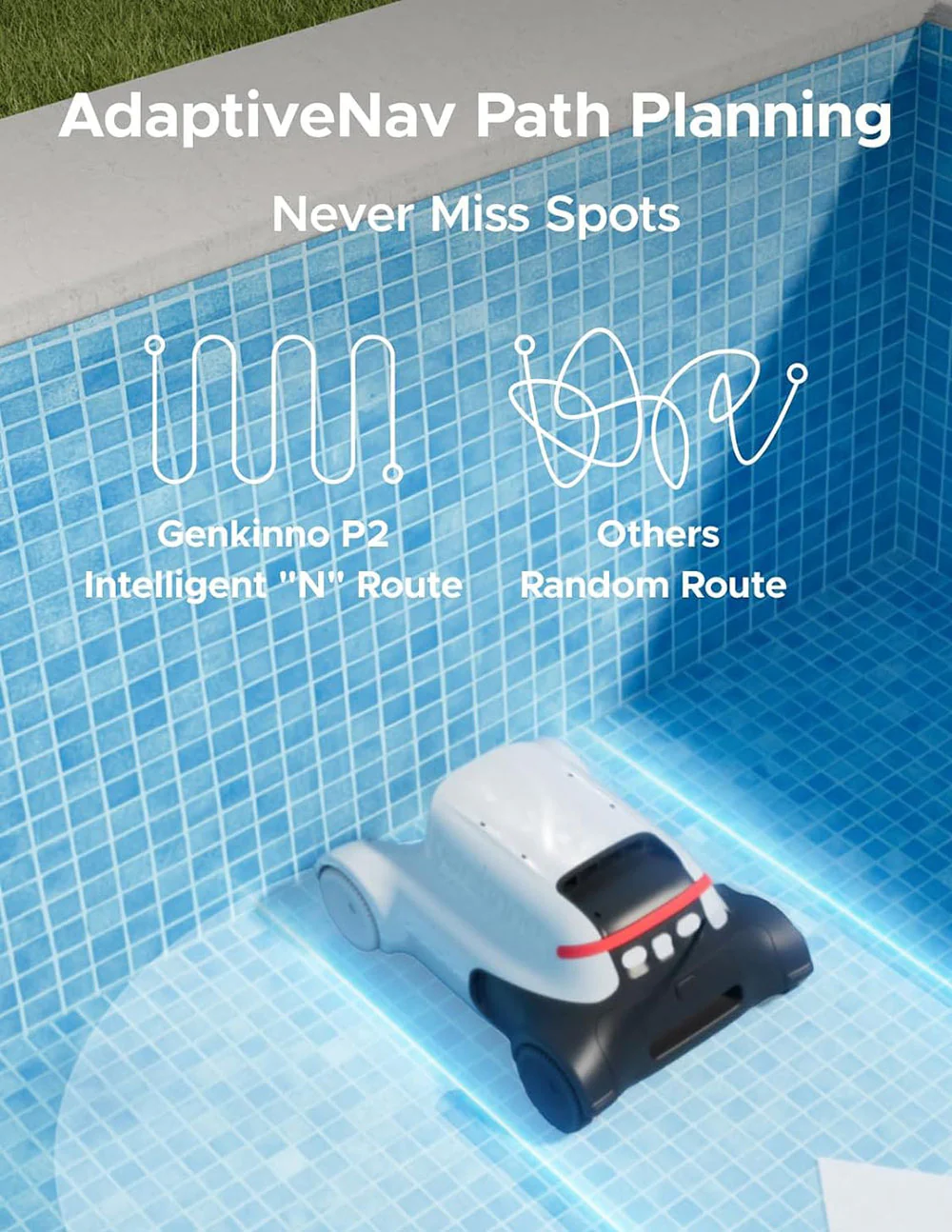 Genkinno P2 Cordless Robotic Pool Cleaner - Image 3