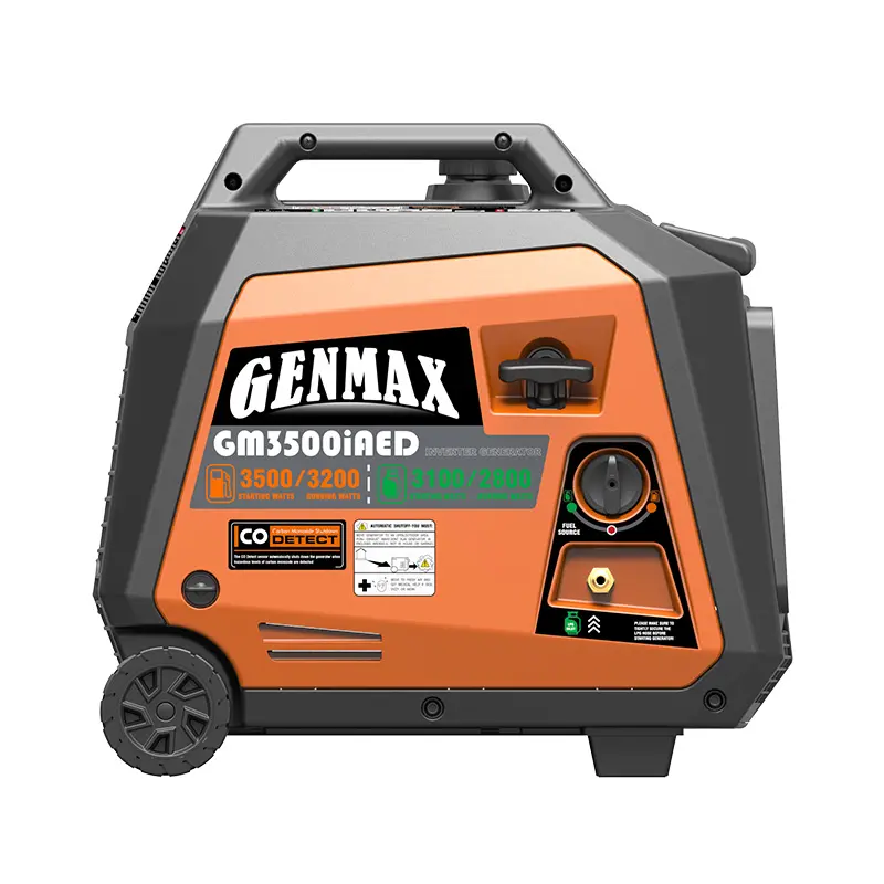 Genmax GM3500iAED Portable Inverter Generator, 3500W Super Quiet Gas or Propane Dual Fuel Portable Engine with Parallel Capability - Image 4