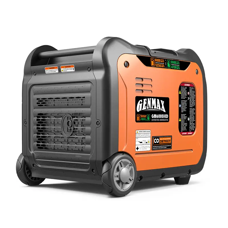 Genmax GM6000iED Portable Inverter Generator, 6000W Super Quiet Dual Fuel Portable Engine - Image 3