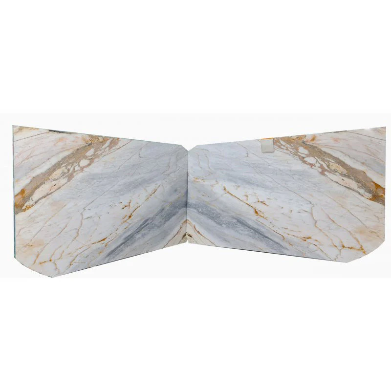 Giallo Gray Bookmatching Marble Slabs Polished - Full Truckload - Image 3