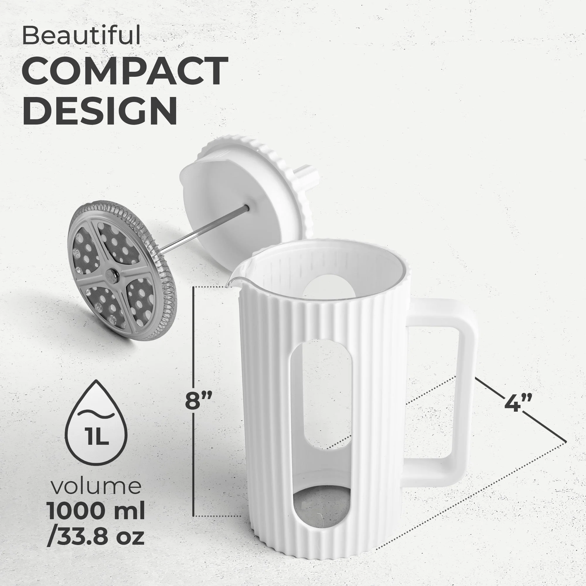 Glass French Press (800ml), KF1114 - Image 6