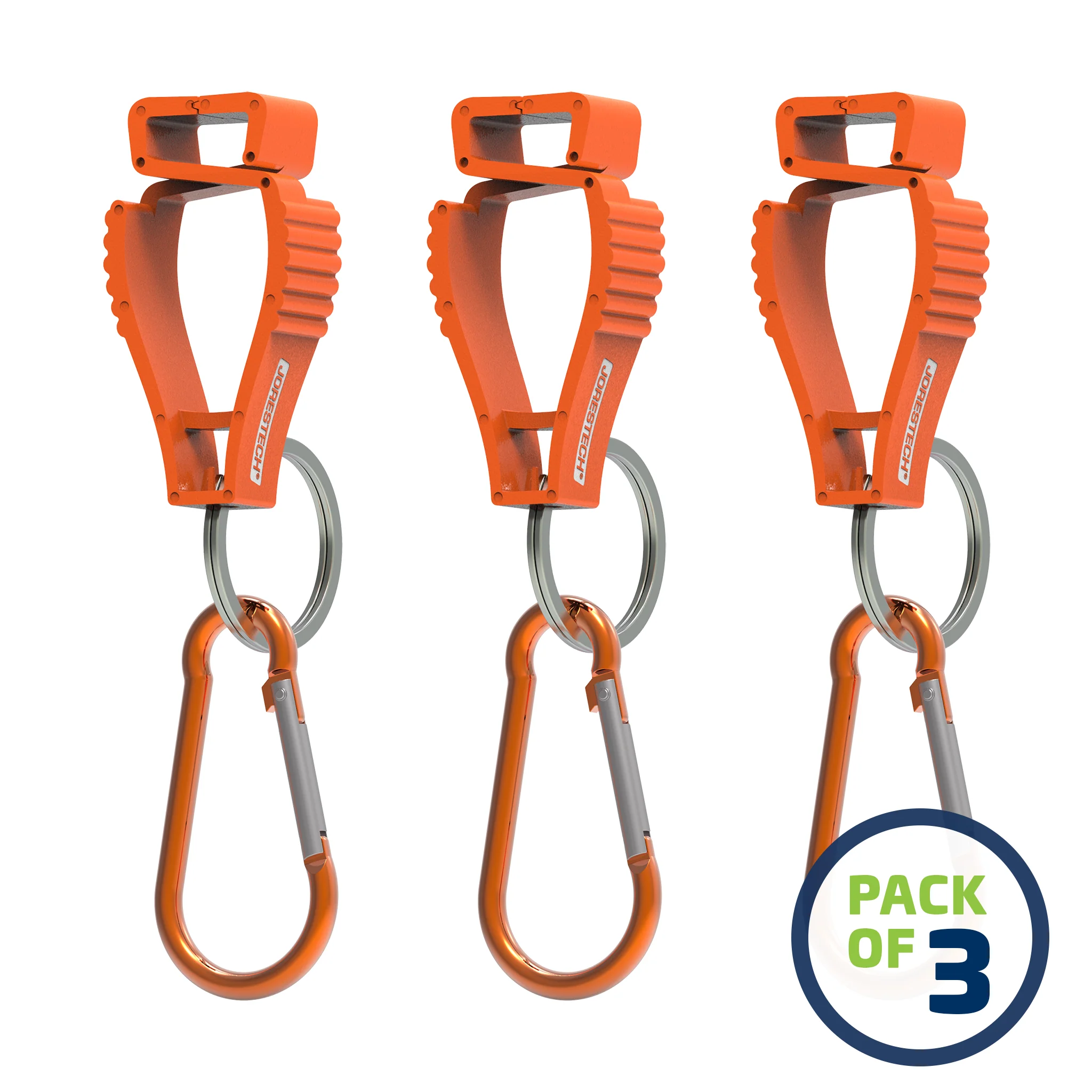 Glove Clip Safety Holder with Carabiner - Image 2