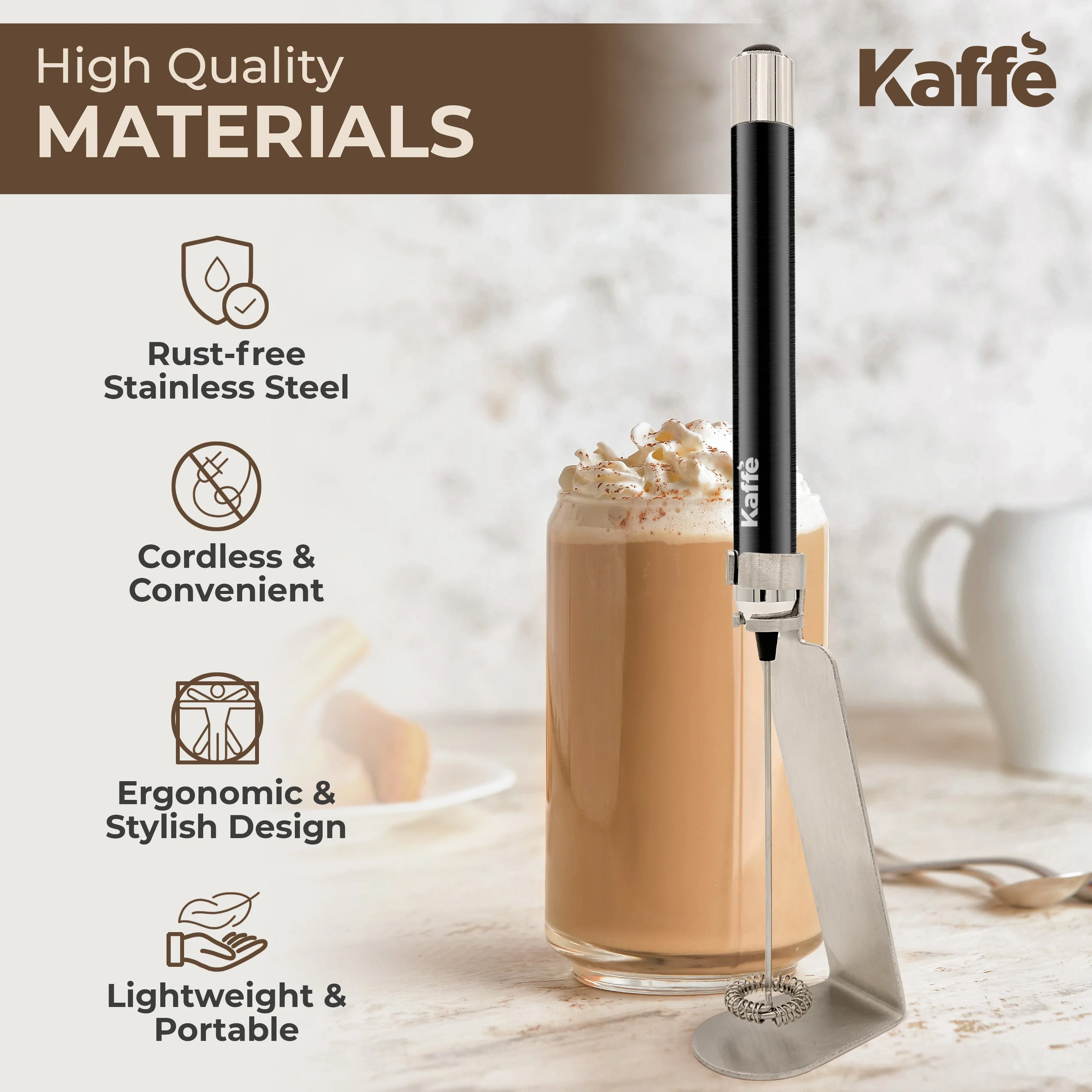 Handheld Milk Frother, KF6010 - Image 3