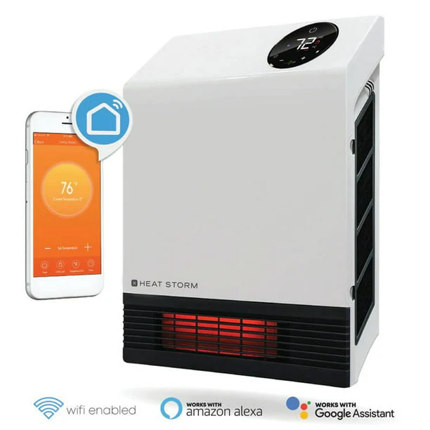 Heat Storm HS-1000-WX-WIFI 1000 Watt Wall Mount WiFi Enabled Heater - Image 3