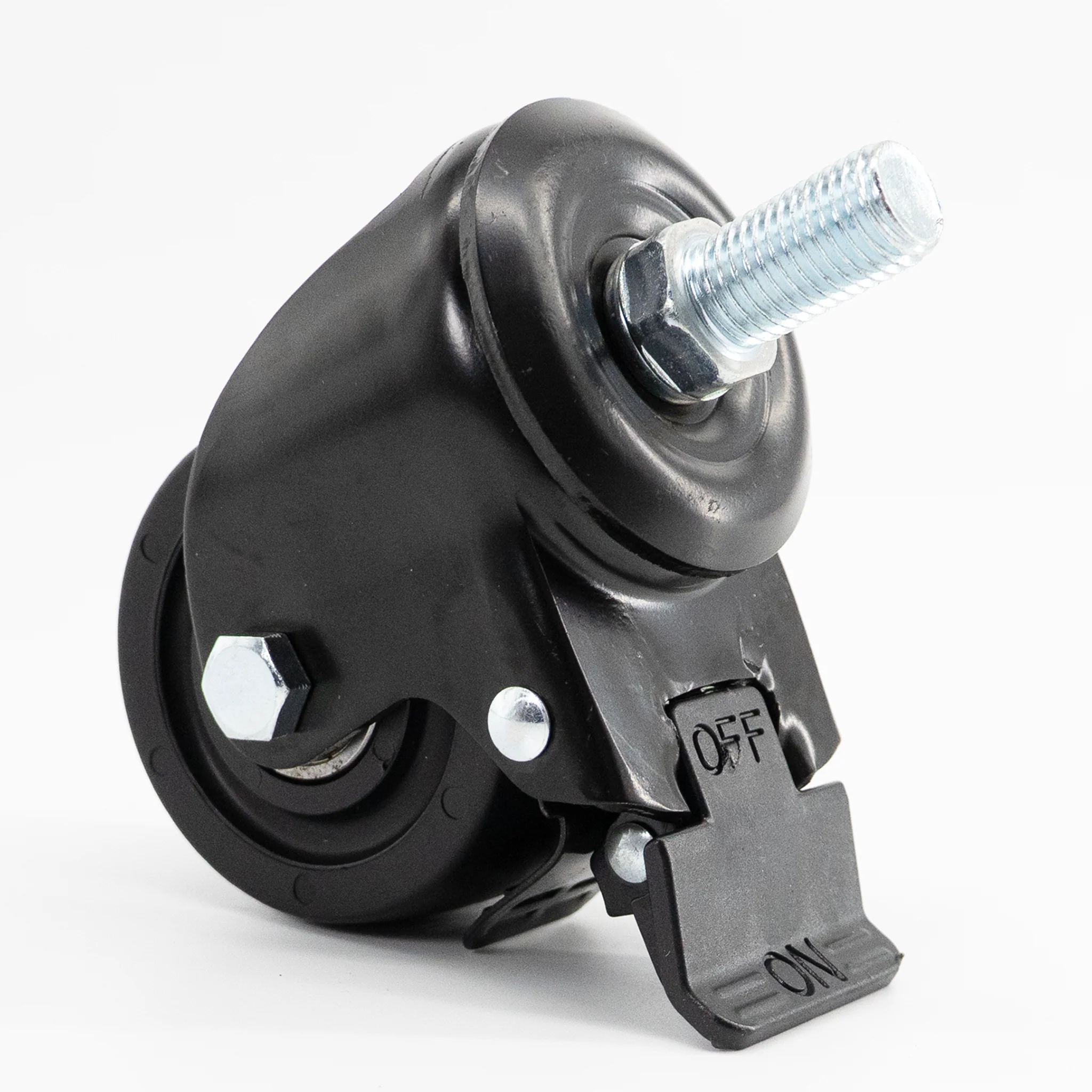 Heavy Duty 3" Stem Caster with Brakes (M16x30mm)