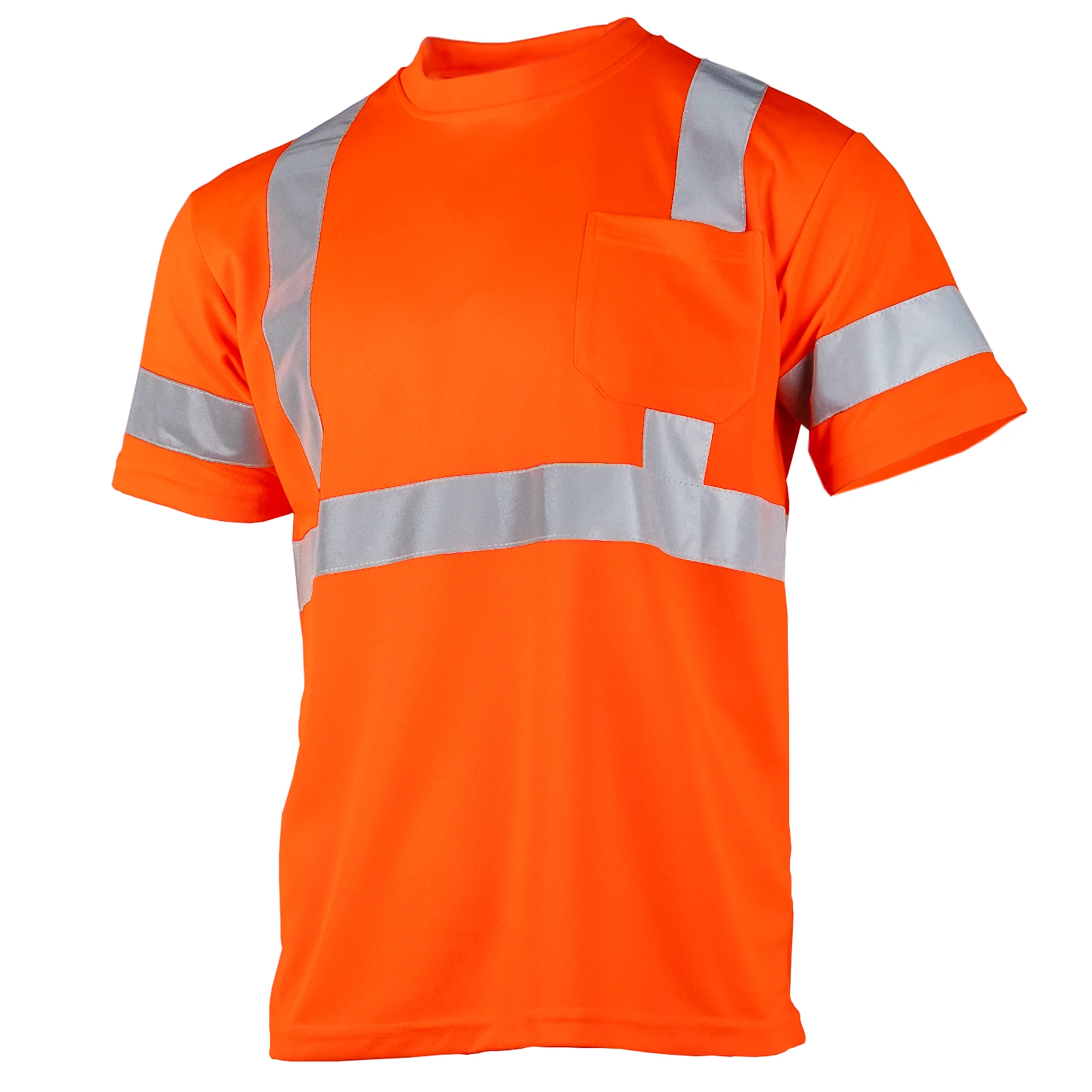 Hi-Vis Class 3 Reflective Safety Pocket Shirt - Image 9