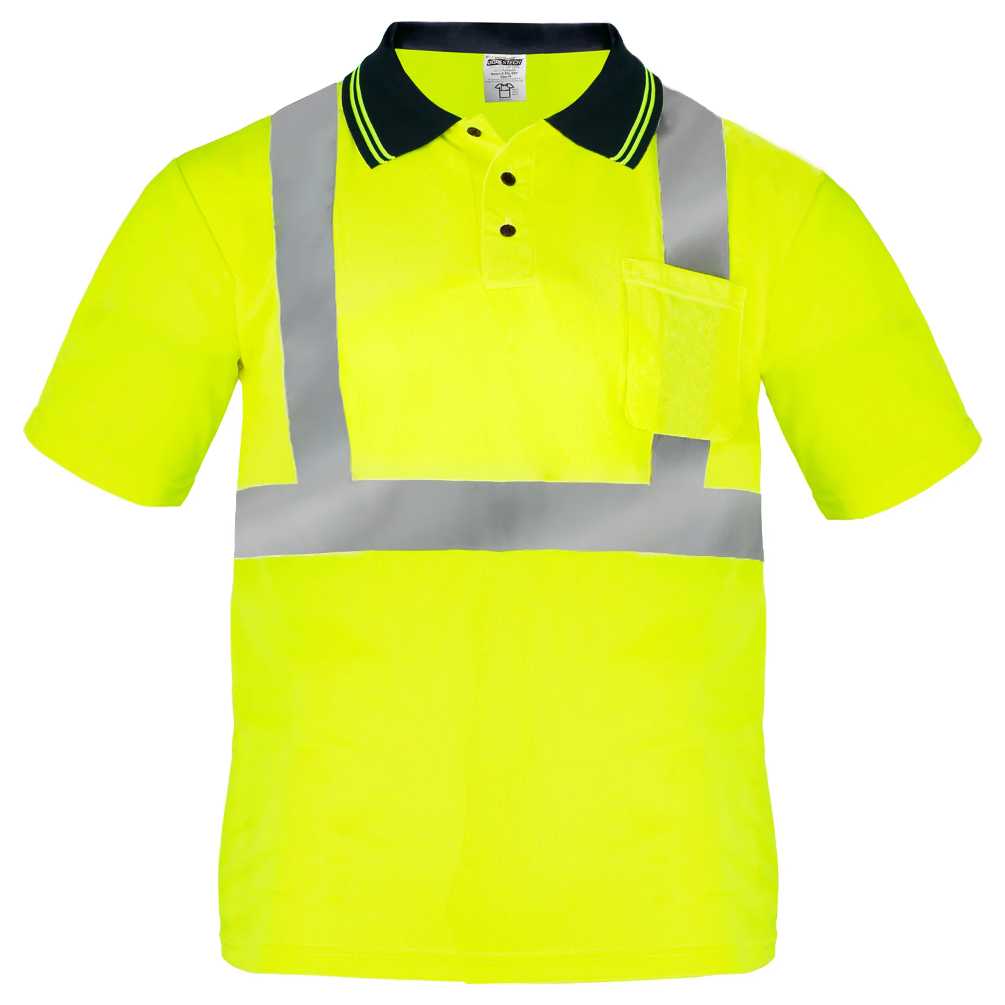 Hi-Vis Reflective Safety Polo Shirt - Image 6