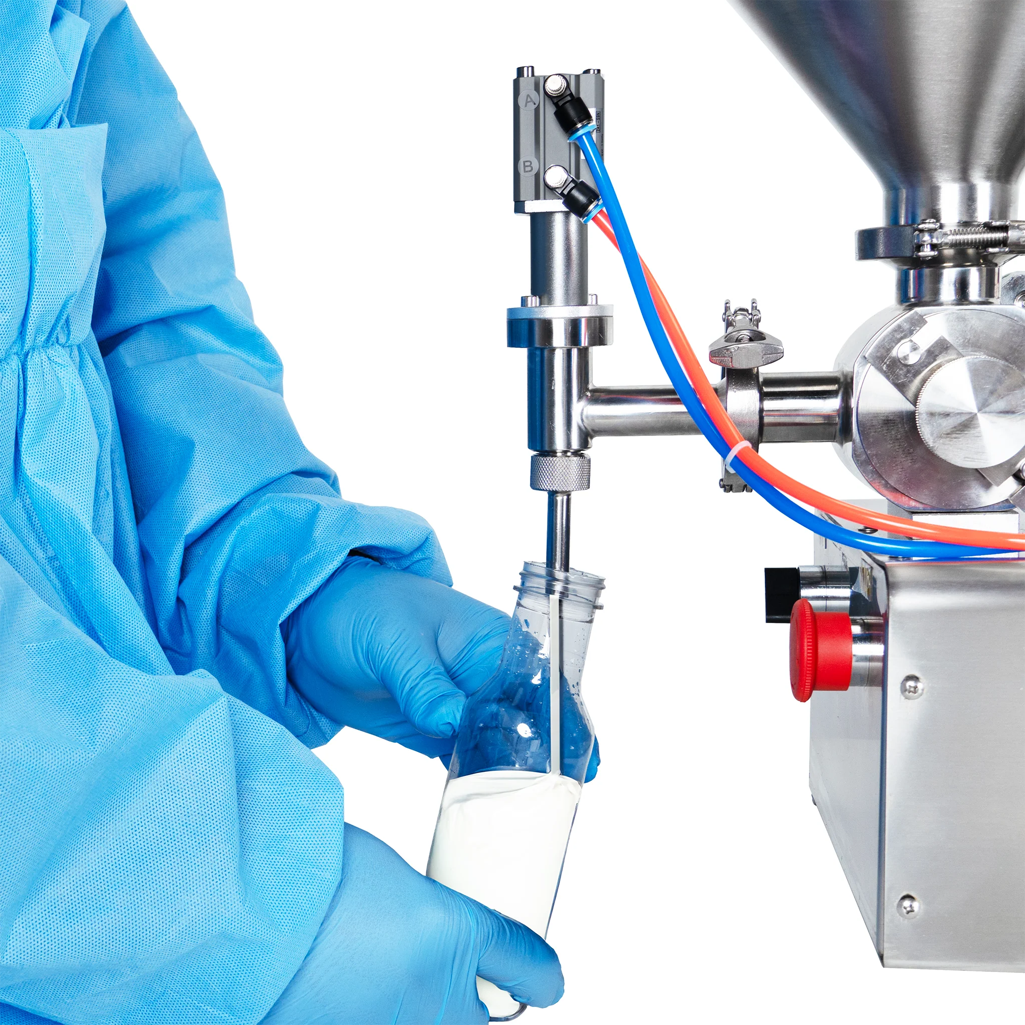 High Viscosity Tabletop Paste Piston Filler - 304 SS – 300ml - Image 3